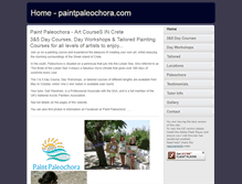 Tablet Screenshot of paintpaleochora.com